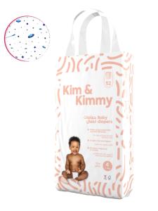 Подгузники Kim&Kimmy, размер 4, 9-14кг, 52шт.